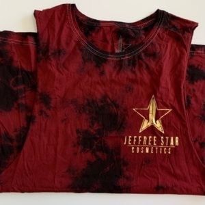 Jeffery Star Blood Red Muscle Tank